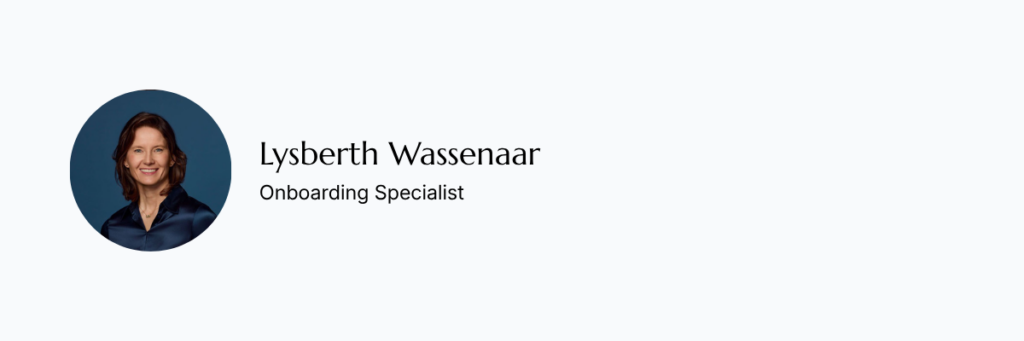 Signature of Lysberth Wassenaar, Owner and Onboarding Specialist at Newly.